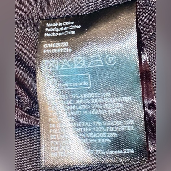 H & M CRUSHED-VELVET BLAZER, DARK TAUPE, sz 12 - Picture 13 of 14